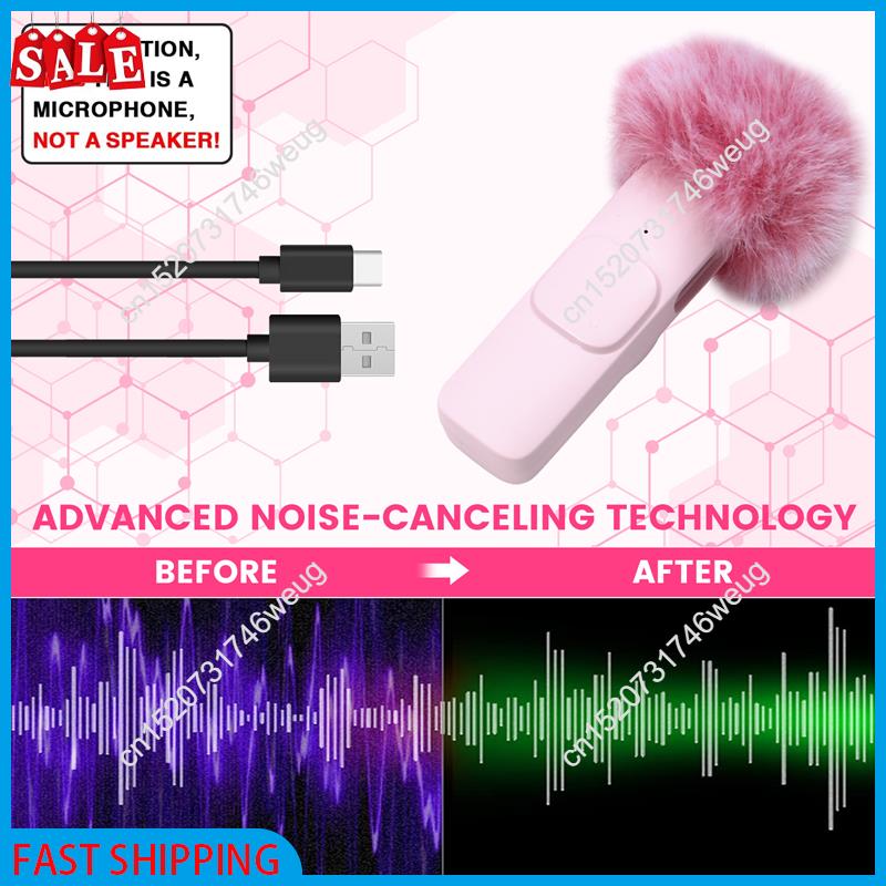 Pc Gaming Mini - XFDZ-New Wireless Lavalier Microphone Portable Audio