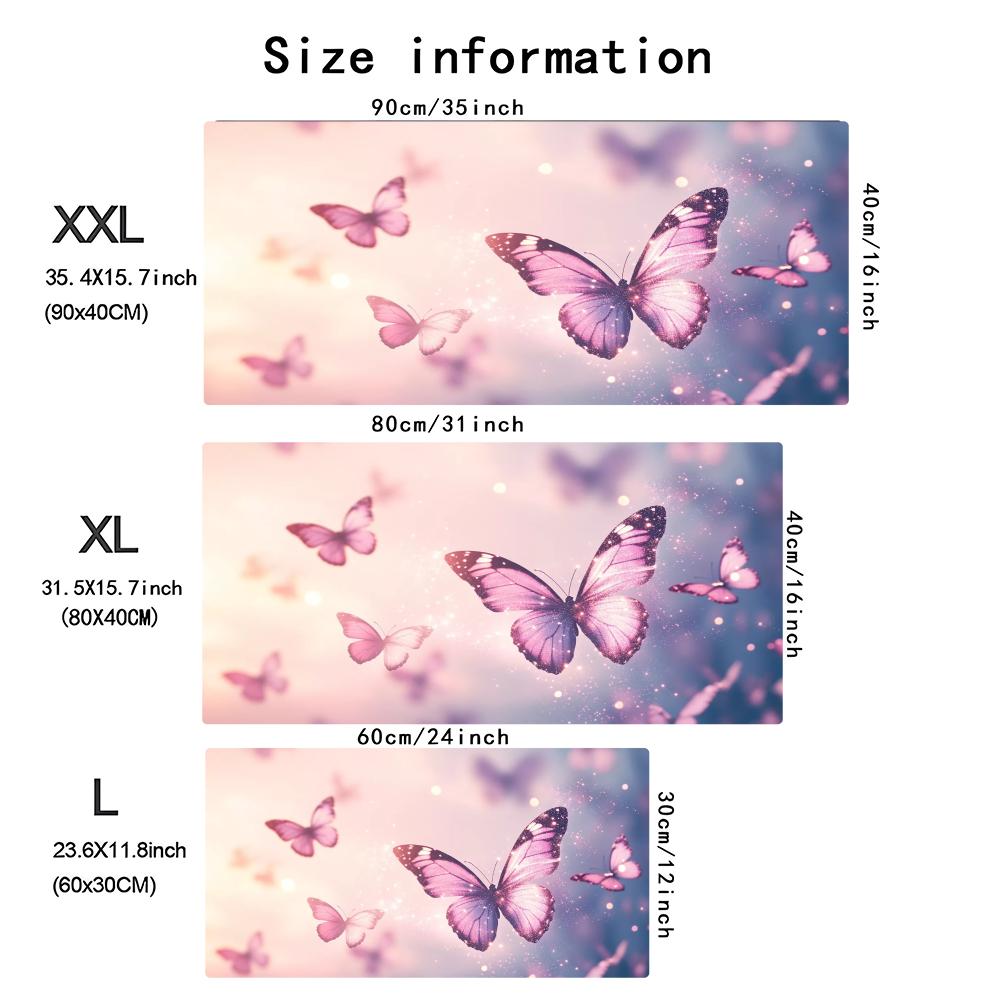 Watercolor Pink Butterfly Larg - Pc Gaming Pink review and price