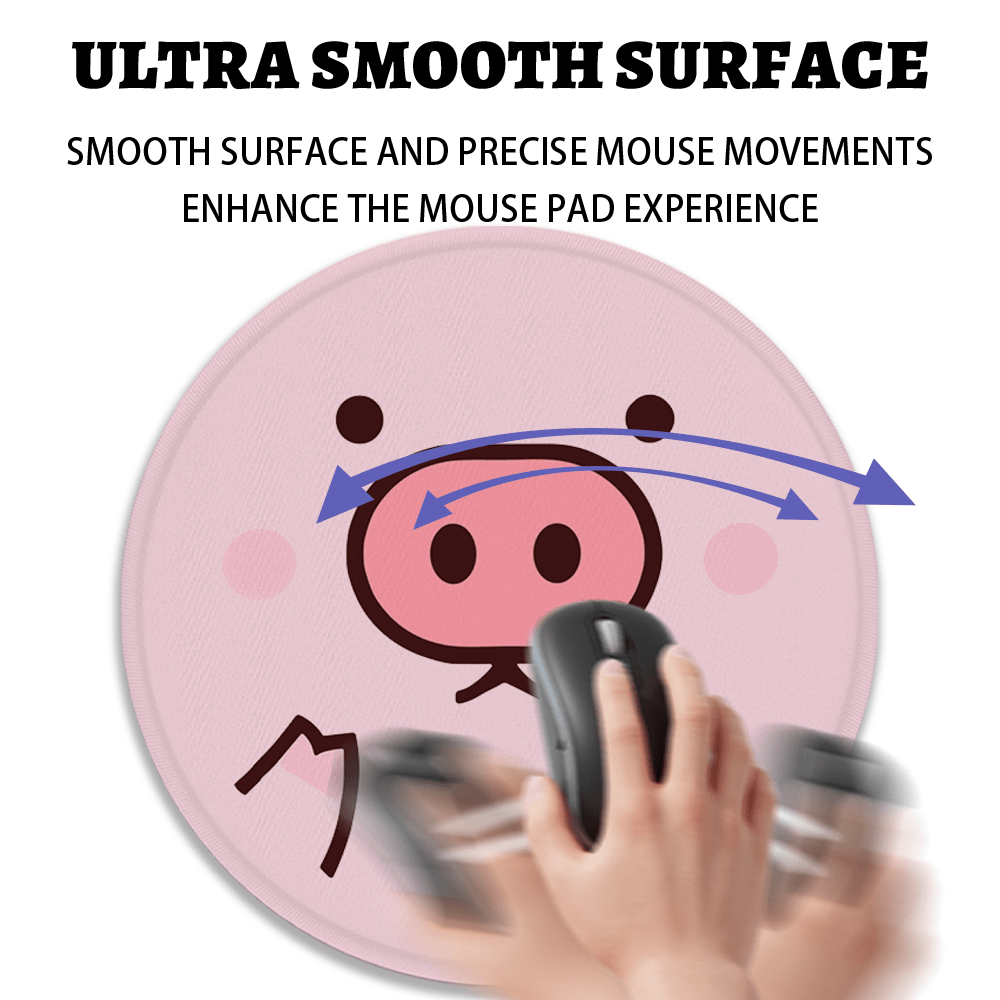 Kawaii Pink Pig Face Art circl - Pc Gaming Pink review and price