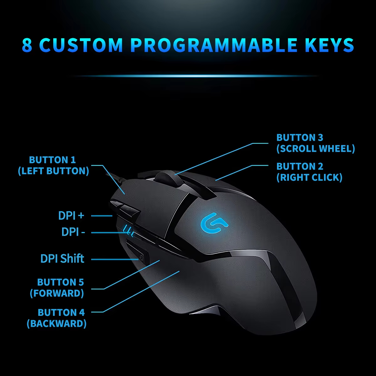 Logitech G402 Hyperion Fury FP - Pc Gaming Logitech review and price