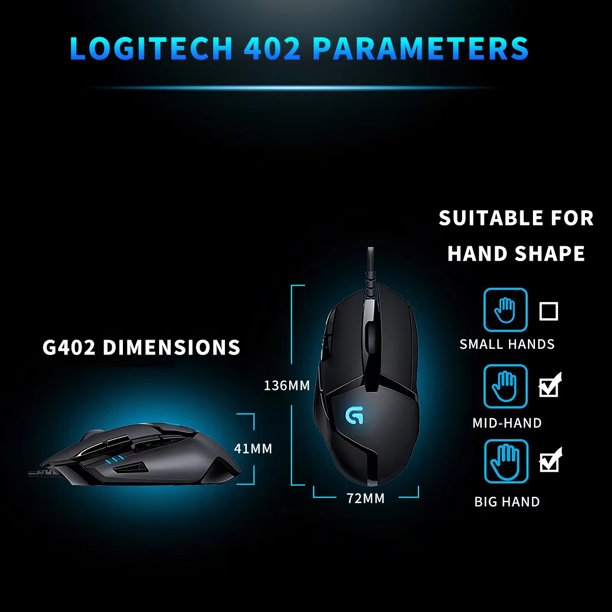 Logitech G402 Hyperion Fury FP - Pc Gaming Logitech review and price