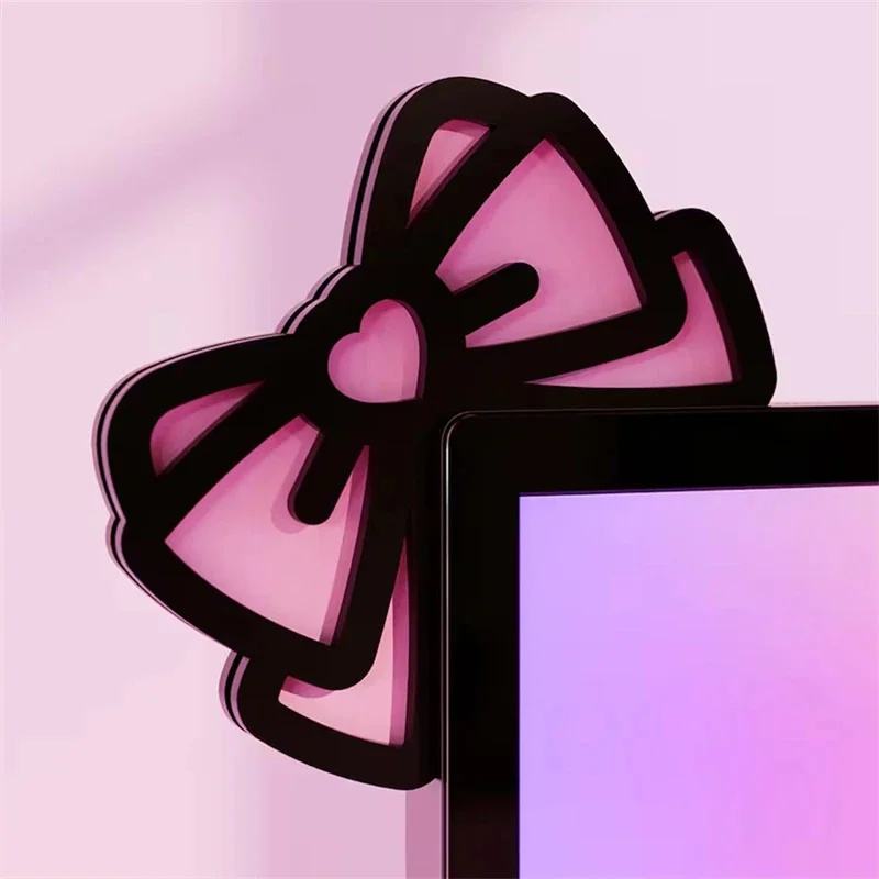 Kawaii Pink Acrylic Bow Monito - Pc Gaming Pink review and price