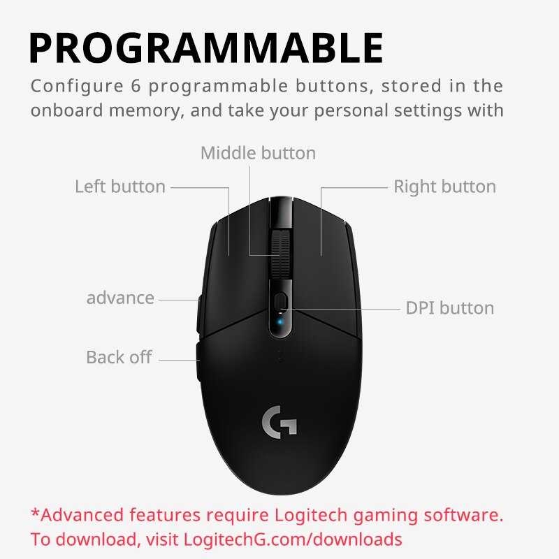Logitech G304/G305 Lightspeed  - Pc Gaming Logitech review and price