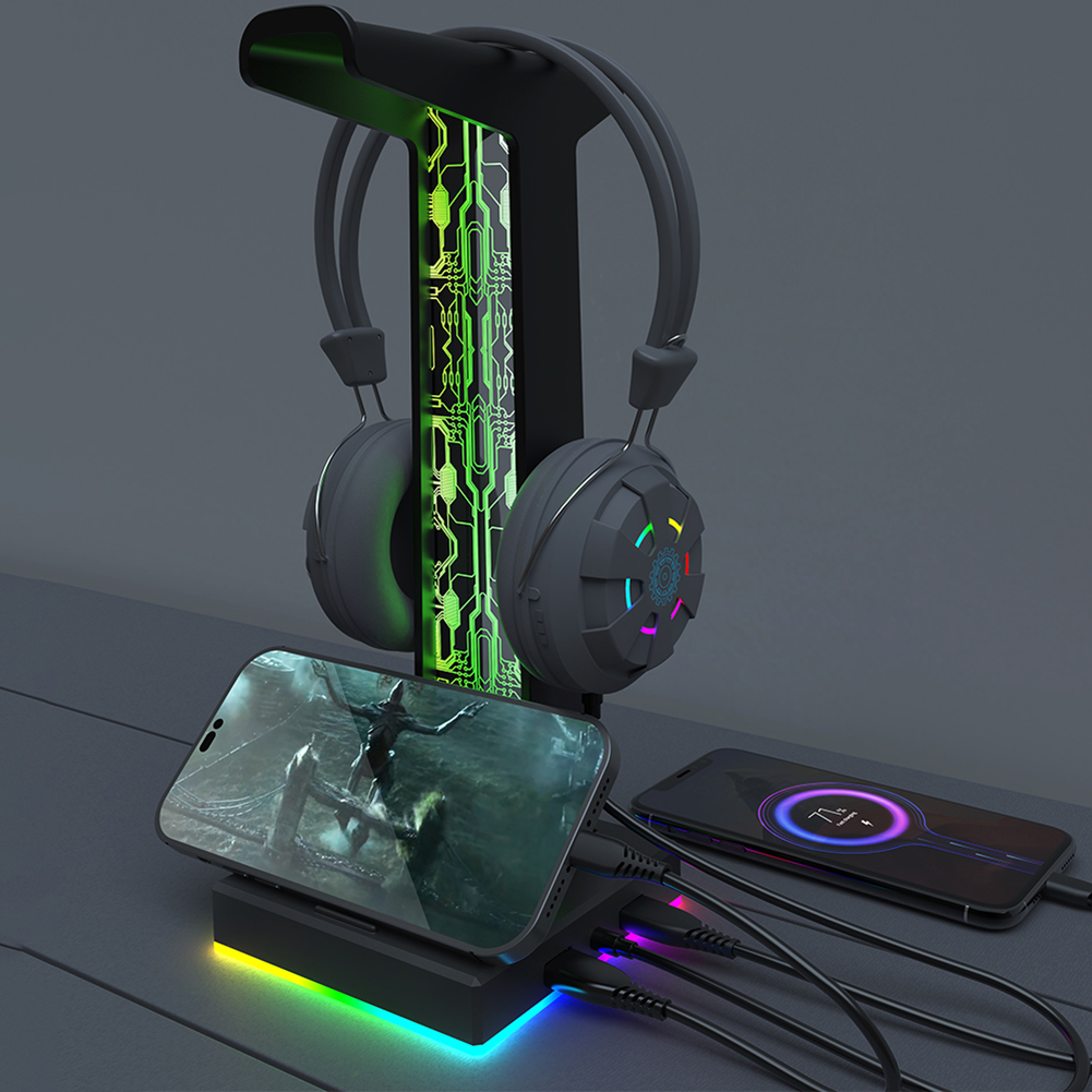RGB Gaming Headphone Stand Dua - Pc Gaming Sultan review and price